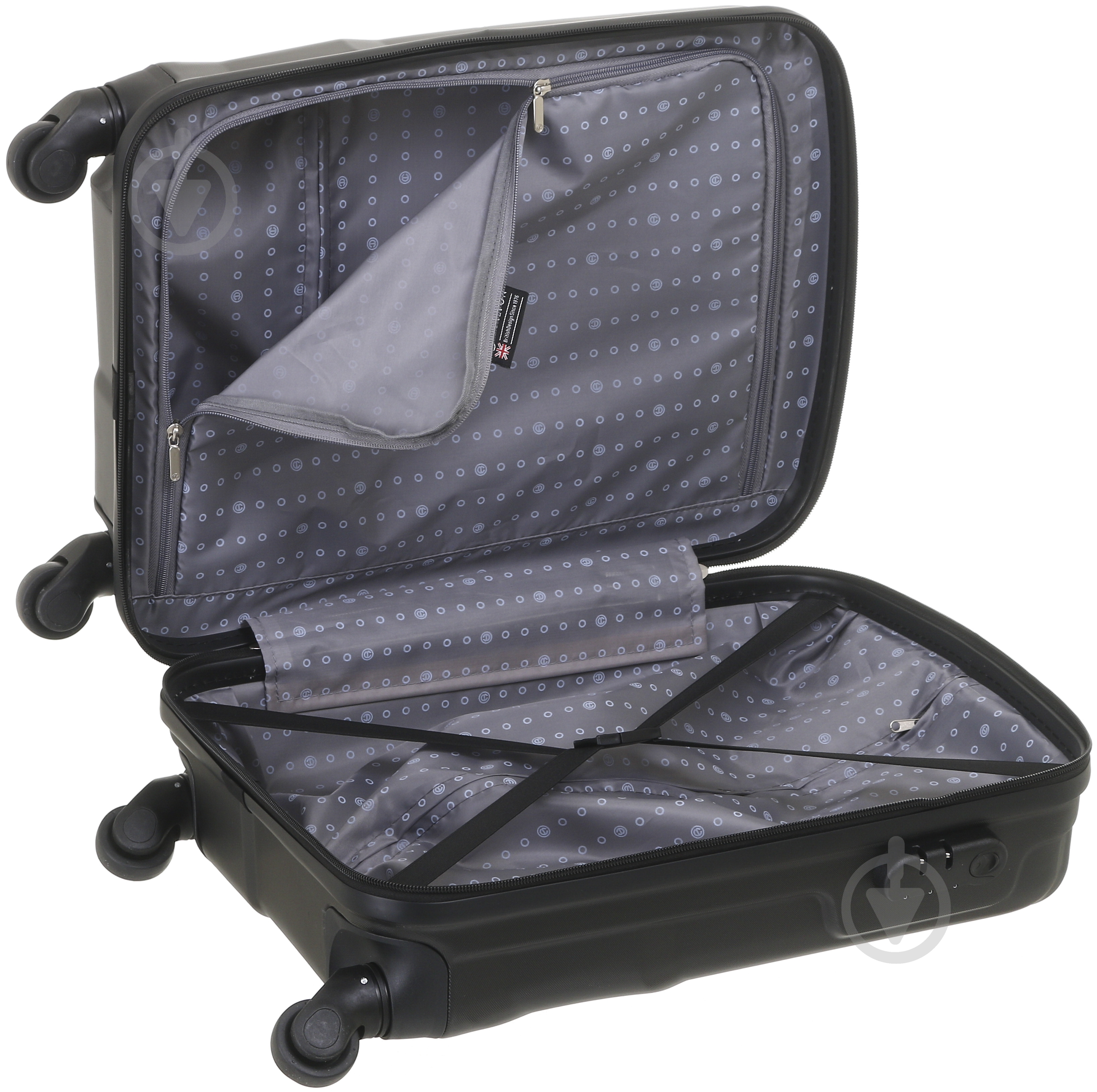 Чемодан MS-2392 S черный - фото 5