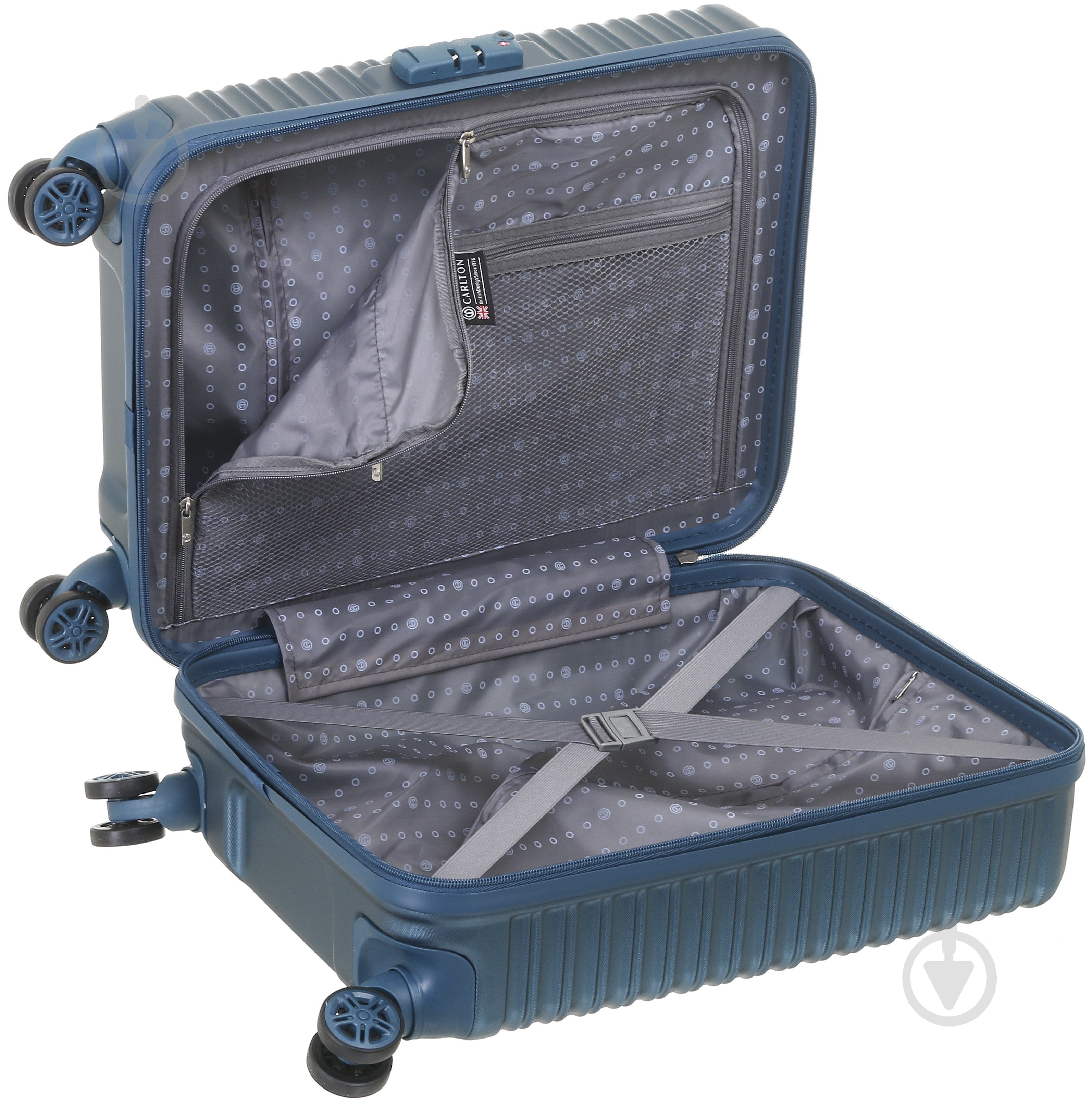 Чемодан MS-2393 S голубой - фото 5