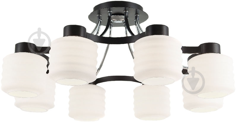 Люстра підвісна Victoria Lighting 8xE27 хром/венге Elegant/PL8 - фото 1