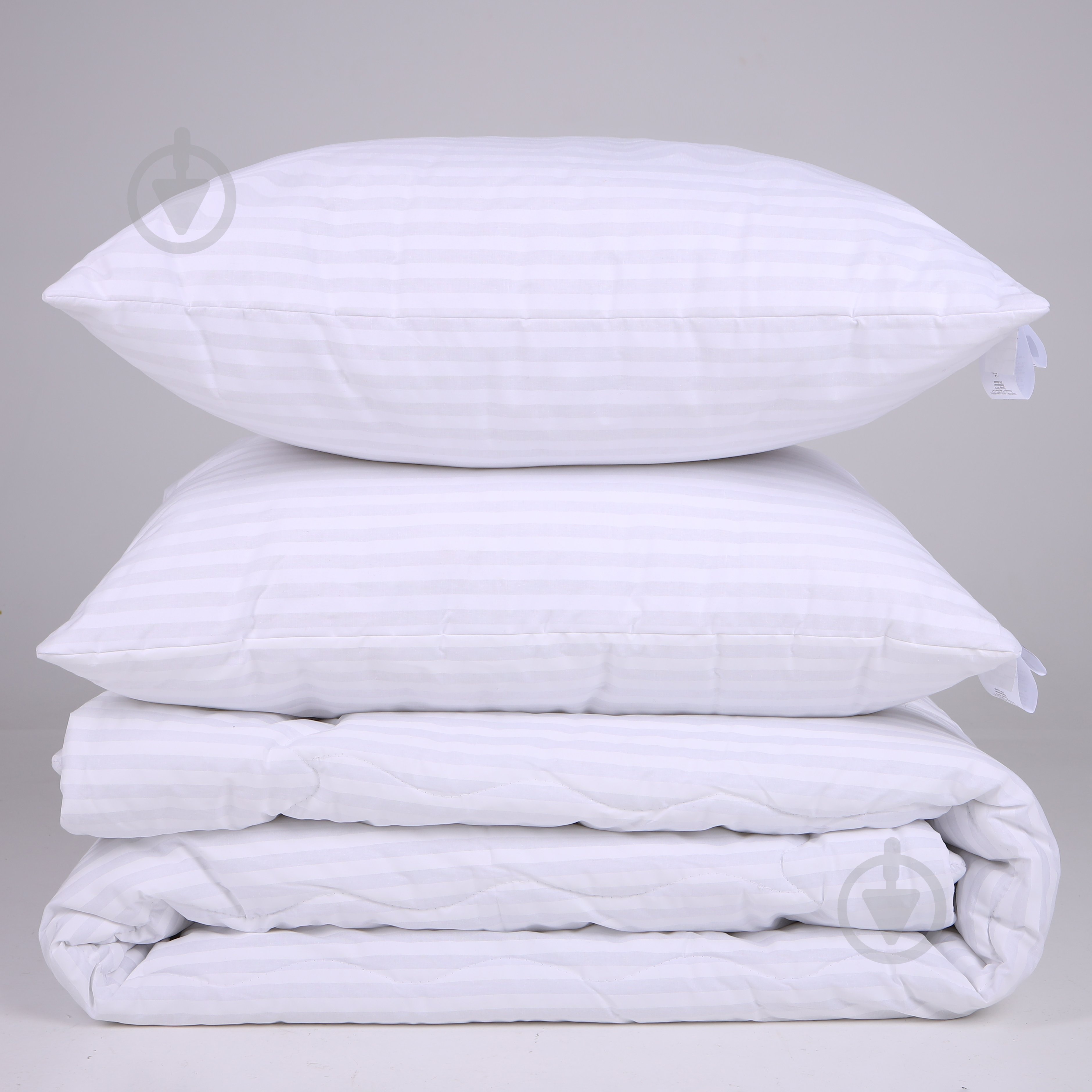 Набор №1133 Сolor Fun Line 17-0605 Stripe White демисезон 200x220 см MirSon белый - фото 4