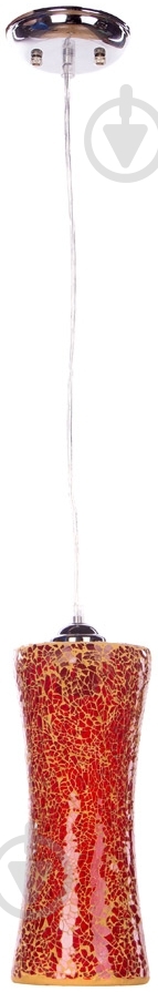 Подвес Victoria Lighting 1x60 Вт E27 красный B90010-1 red - фото 1