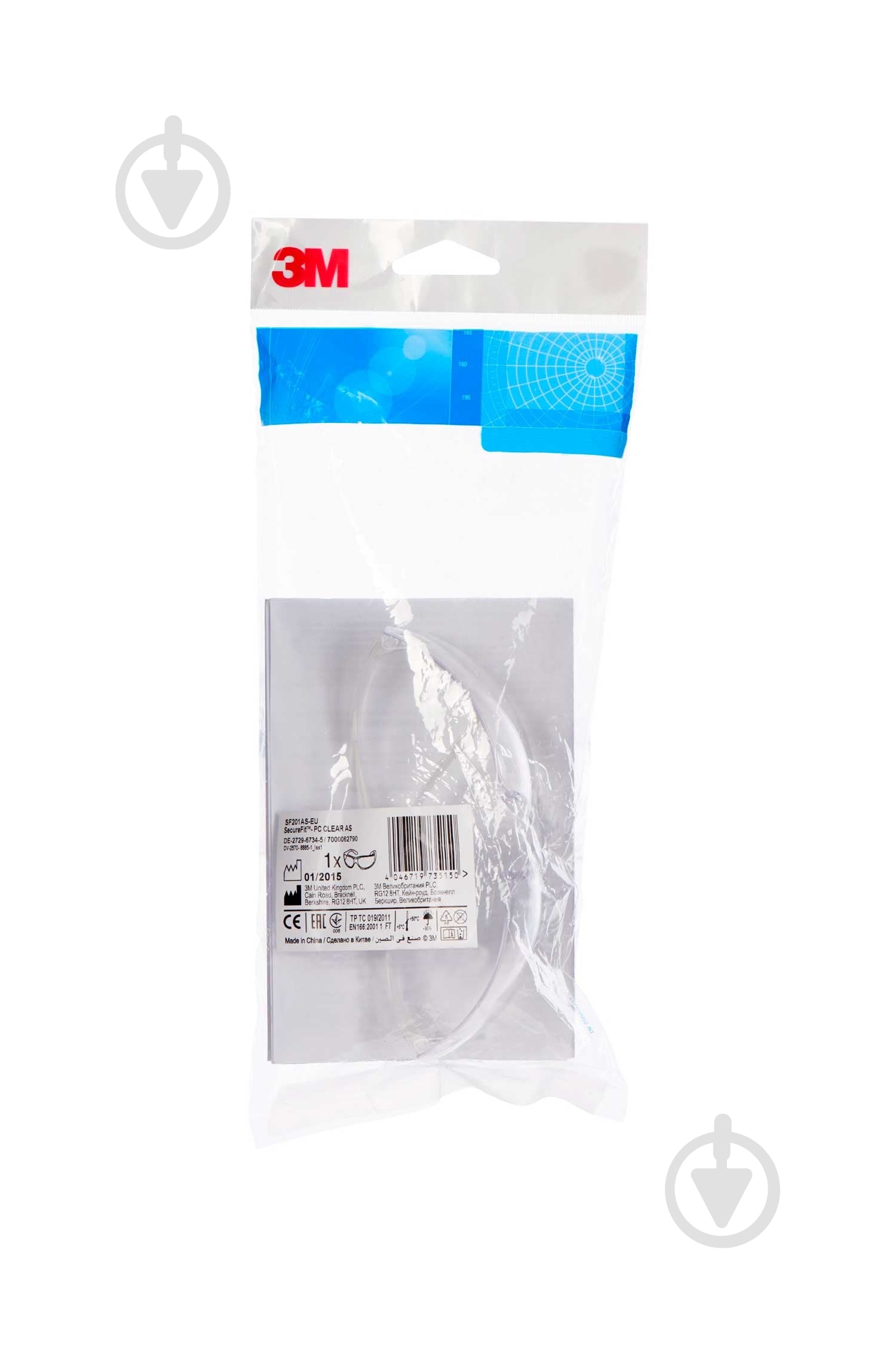 Очки защитные 3M Secure Fit SF201AS-EU - фото 3