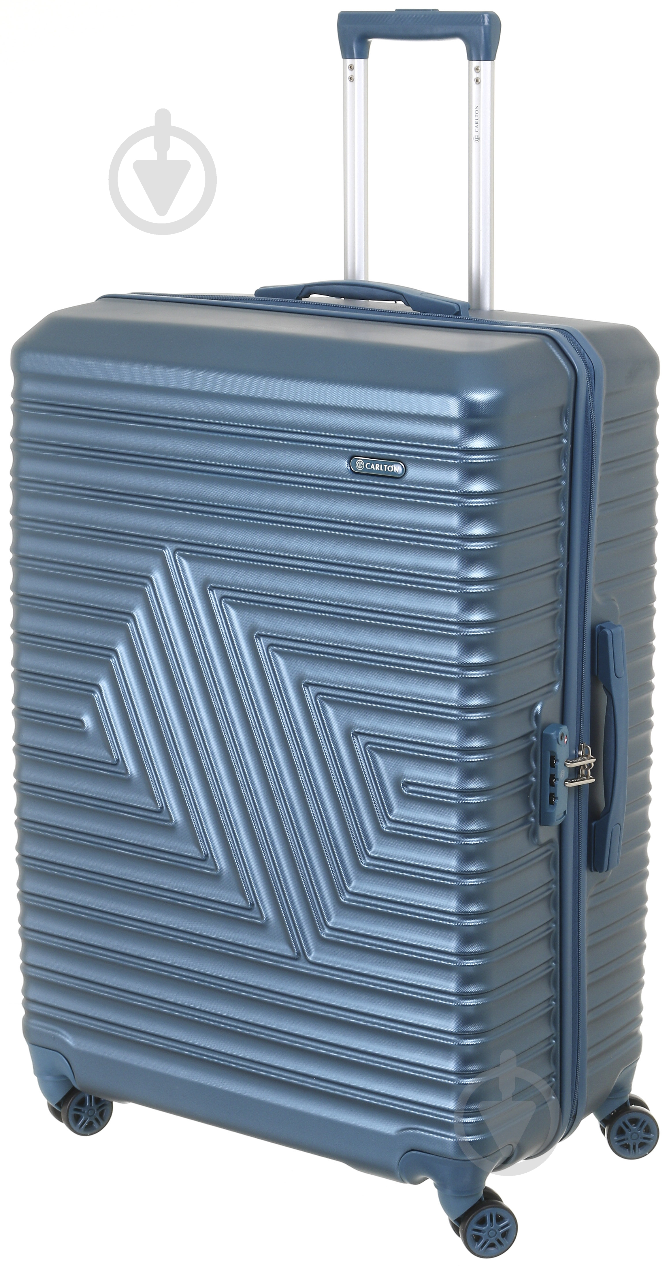 Чемодан MS-2393 L голубой - фото 1 Чемодан MS-2393 L голубой - фото 1