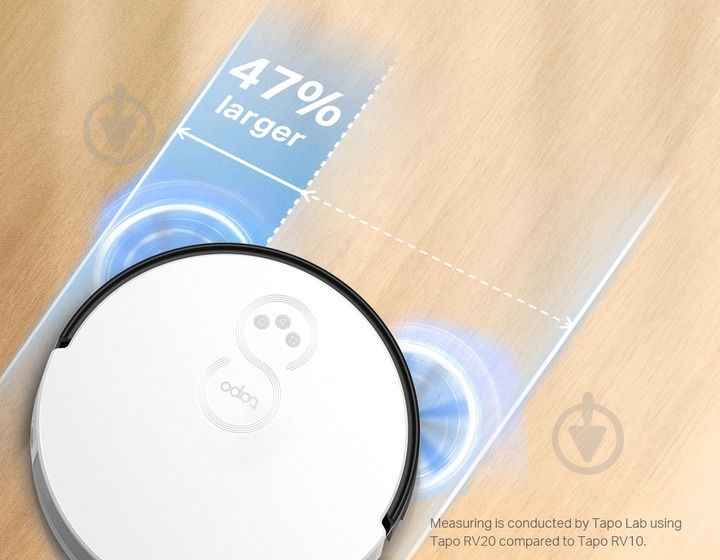 Робот-пылесос TP-Link Tapo RV20 Mop Plus white - фото 7
