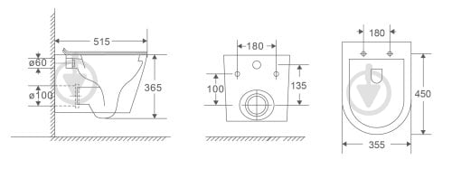 Унитаз подвесной Imprese VLTAVA TWIST - фото 2