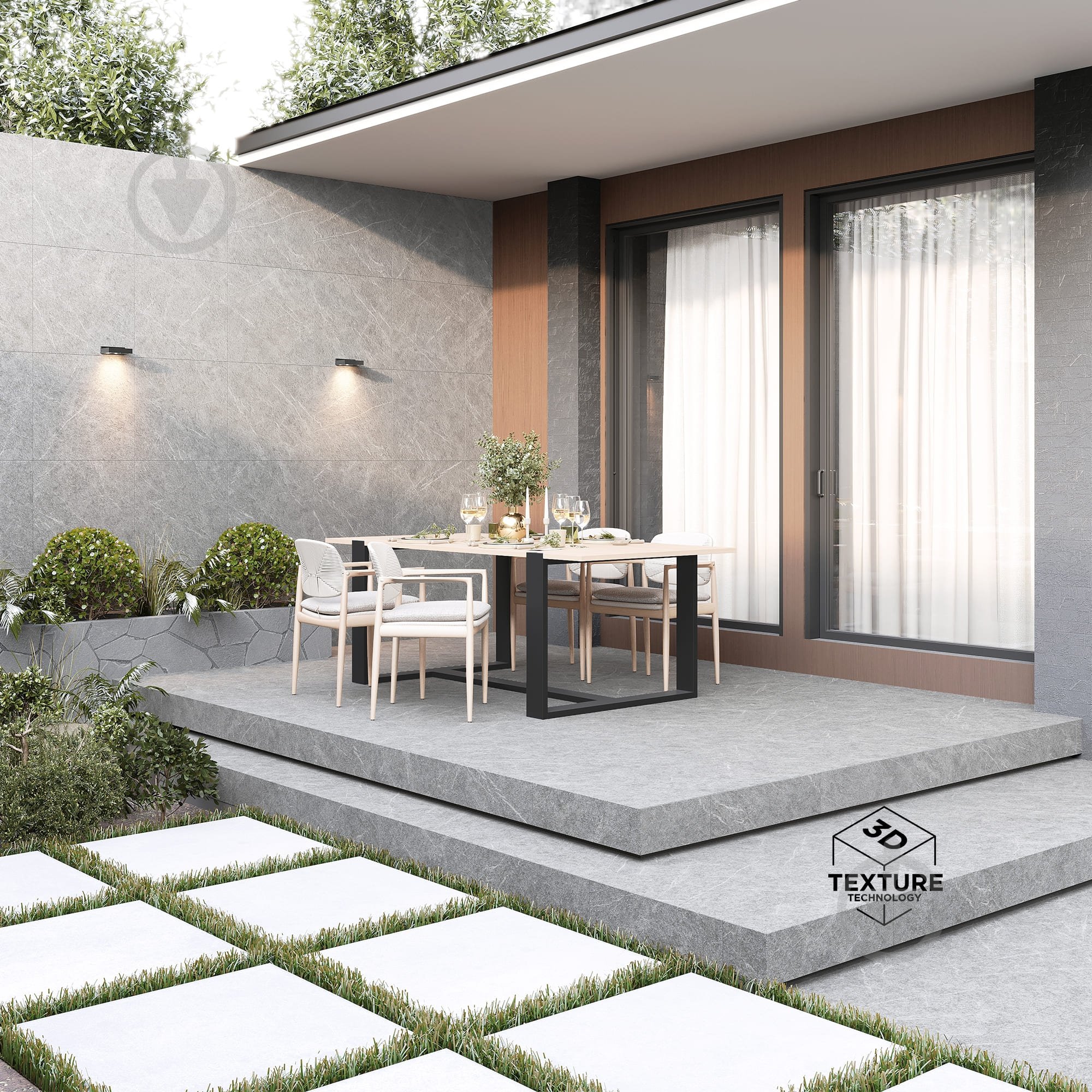 Плитка INTER GRES Belini серый светлый 201 071/MR 60x120 см - фото 2 Плитка INTER GRES Belini серый светлый 201 071/MR 60x120 см - фото 2