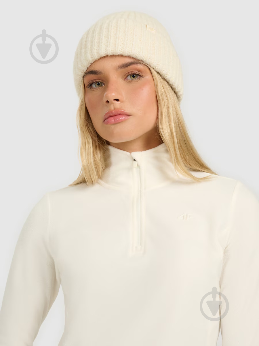 Джемпер 4F 4FWAW25UFLEF063-12S р.S білий - фото 3 Джемпер 4F 4FWAW25UFLEF063-12S р.S білий - фото 3