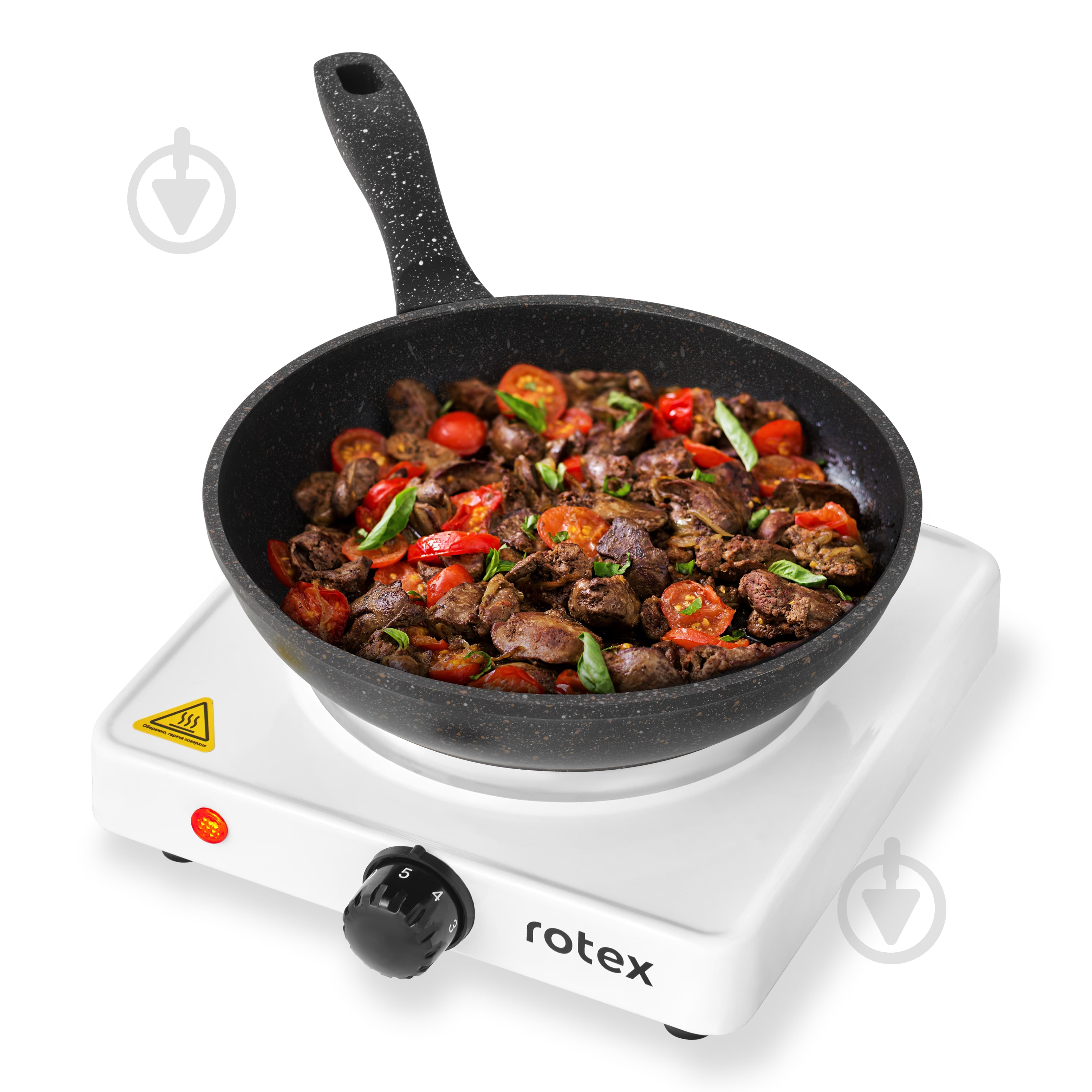 Плита электрическая настольная Rotex RIN110-W - фото 5
