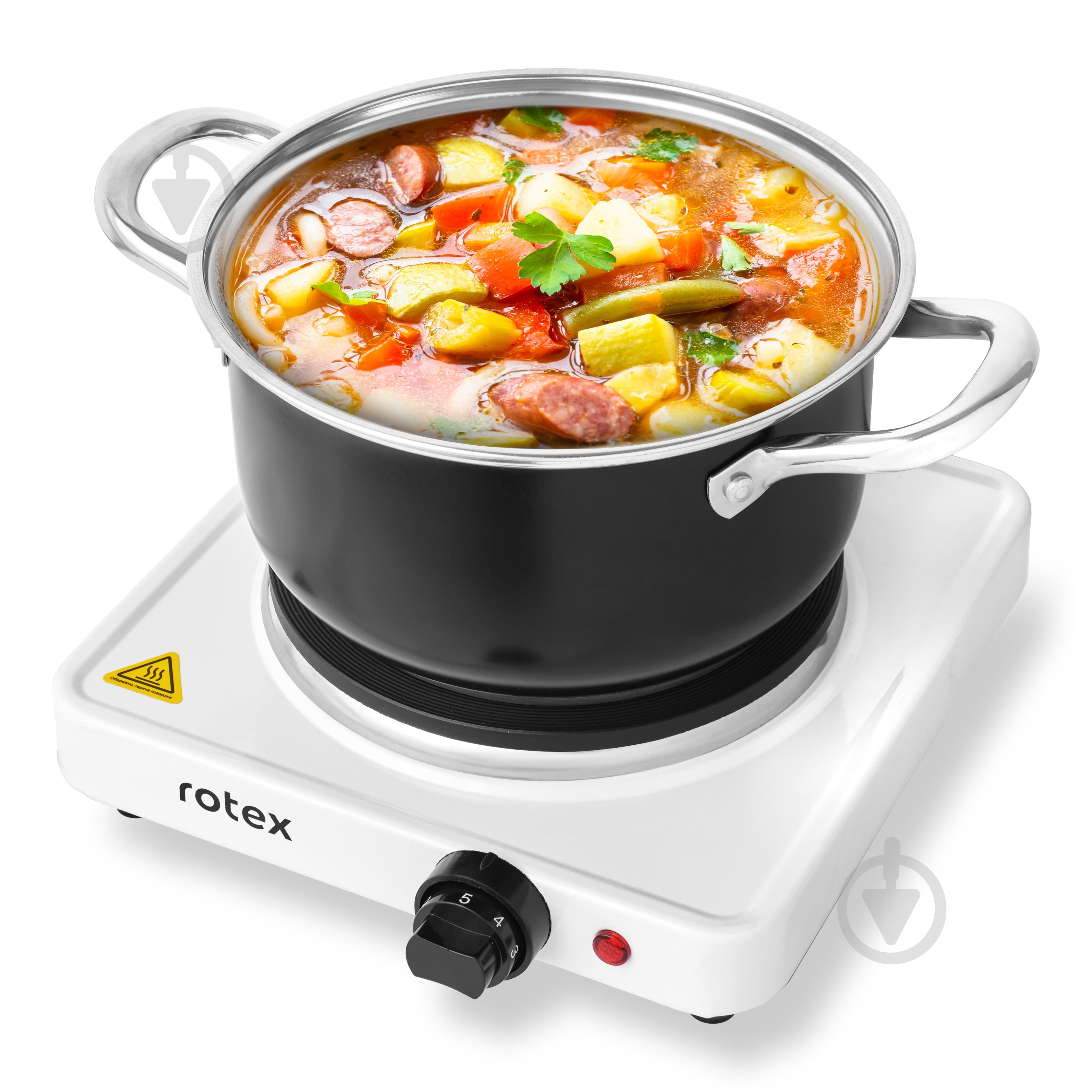 Плита электрическая настольная Rotex RIN150-W - фото 5 Плита электрическая настольная Rotex RIN150-W - фото 5