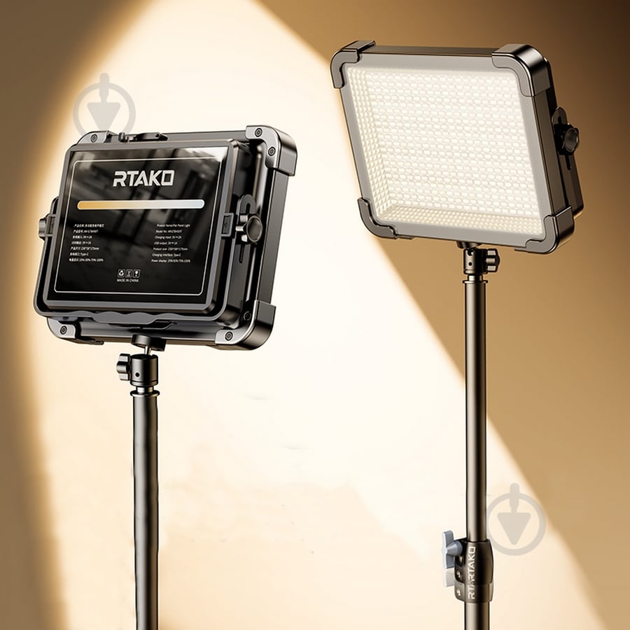 Лампа блогера RTAKO AR-GTB600T Multi-Function Charging Panel Light (6942063213918) - фото 10
