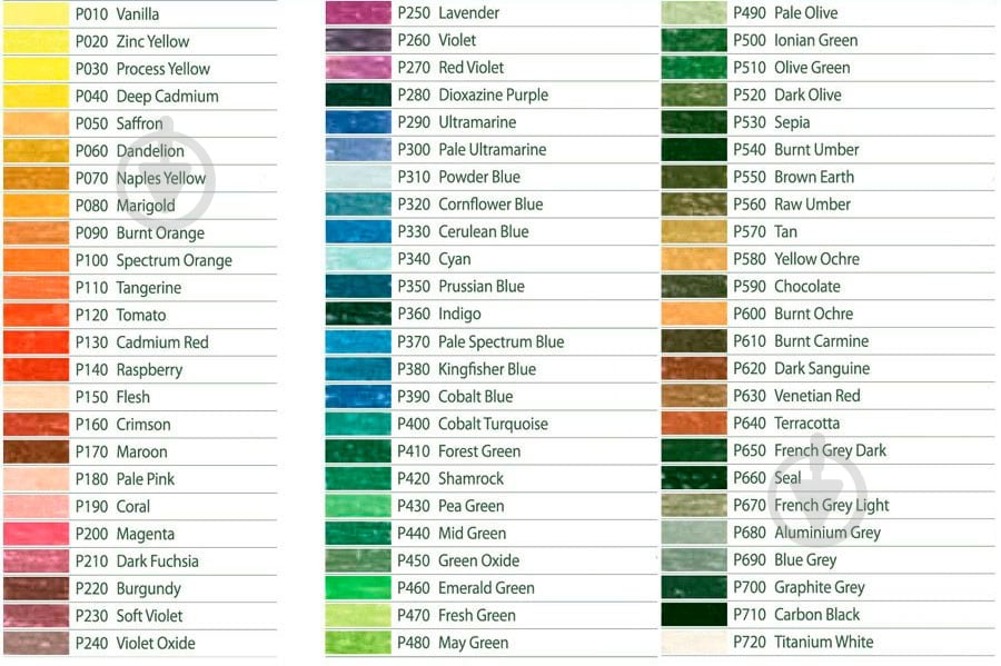 Карандаш пастельный Pastel P650 Французский серый темный Derwent - фото 3