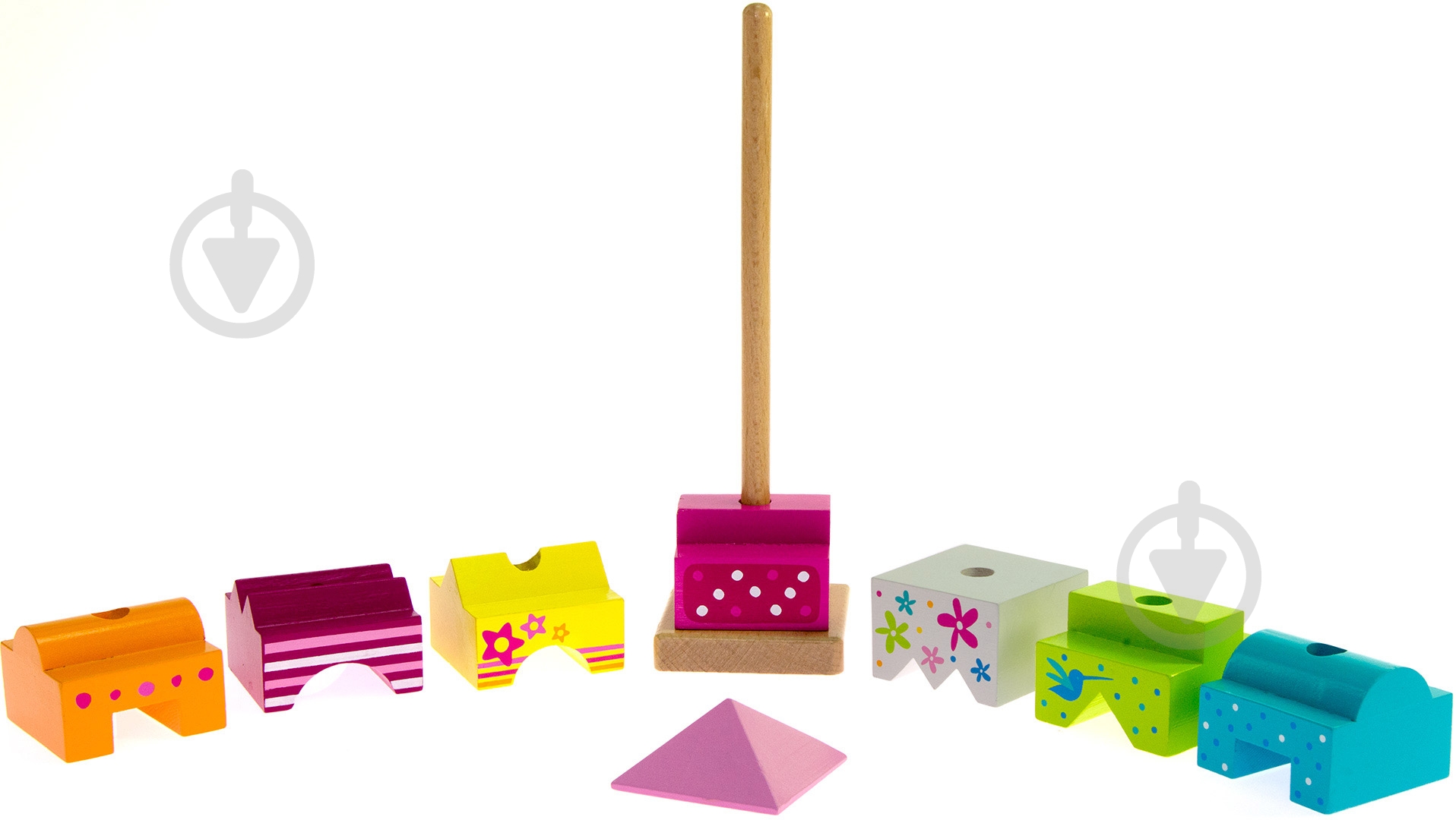 Пирамидка GoKi Башня 58542 - фото 2