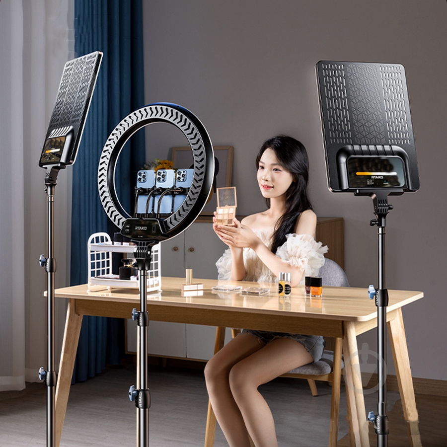 Лампа блогера RTAKO AR-GTB-P300T 19" Panel Light - Standard Version ABS Black (6942063220091) - фото 8 Лампа блогера RTAKO AR-GTB-P300T 19" Panel Light - Standard Version ABS Black (6942063220091) - фото 8