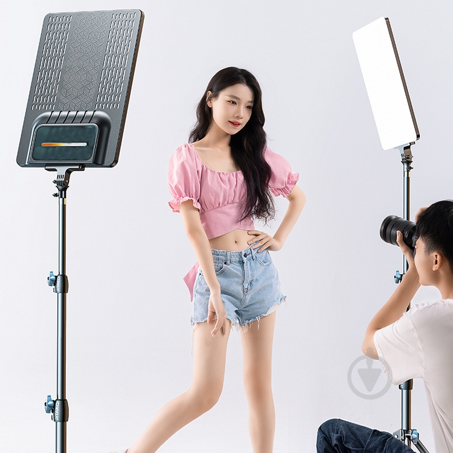 Лампа блогера RTAKO AR-GTB-P300T 19" Panel Light - Standard Version ABS Black (6942063220091) - фото 6 Лампа блогера RTAKO AR-GTB-P300T 19" Panel Light - Standard Version ABS Black (6942063220091) - фото 6