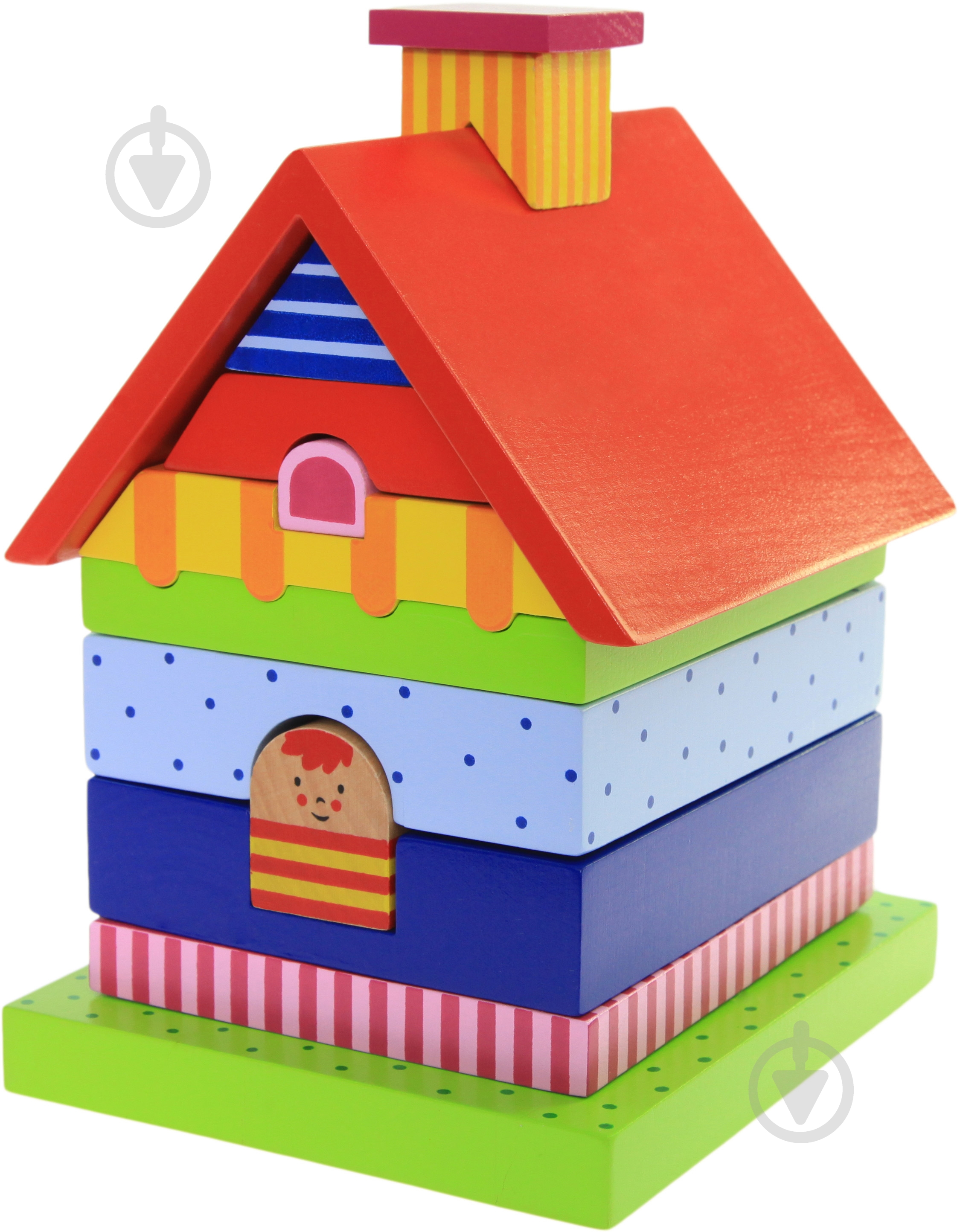 Пірамідка GoKi Будиночок 58934 - фото 1