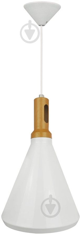 Підвіс Victoria Lighting 1x60 Вт E27 білий Jazz-1/SP1 - фото 1