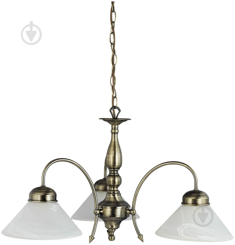 Люстра подвесная Victoria Lighting 3xE27 бронзовый Glory/SP3 - фото 1