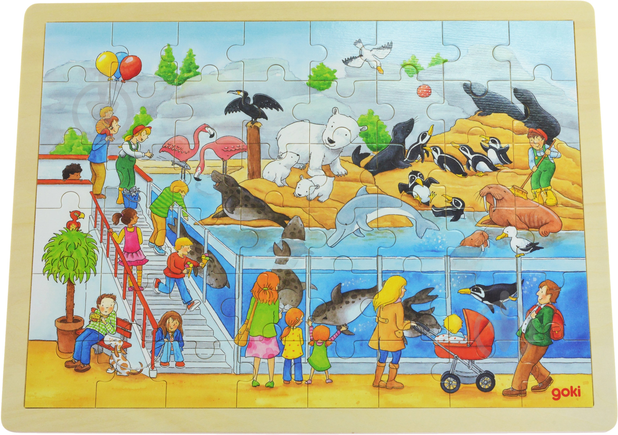 Игра-пазл GoKi Водный мир 57744 - фото 1 Игра-пазл GoKi Водный мир 57744 - фото 1