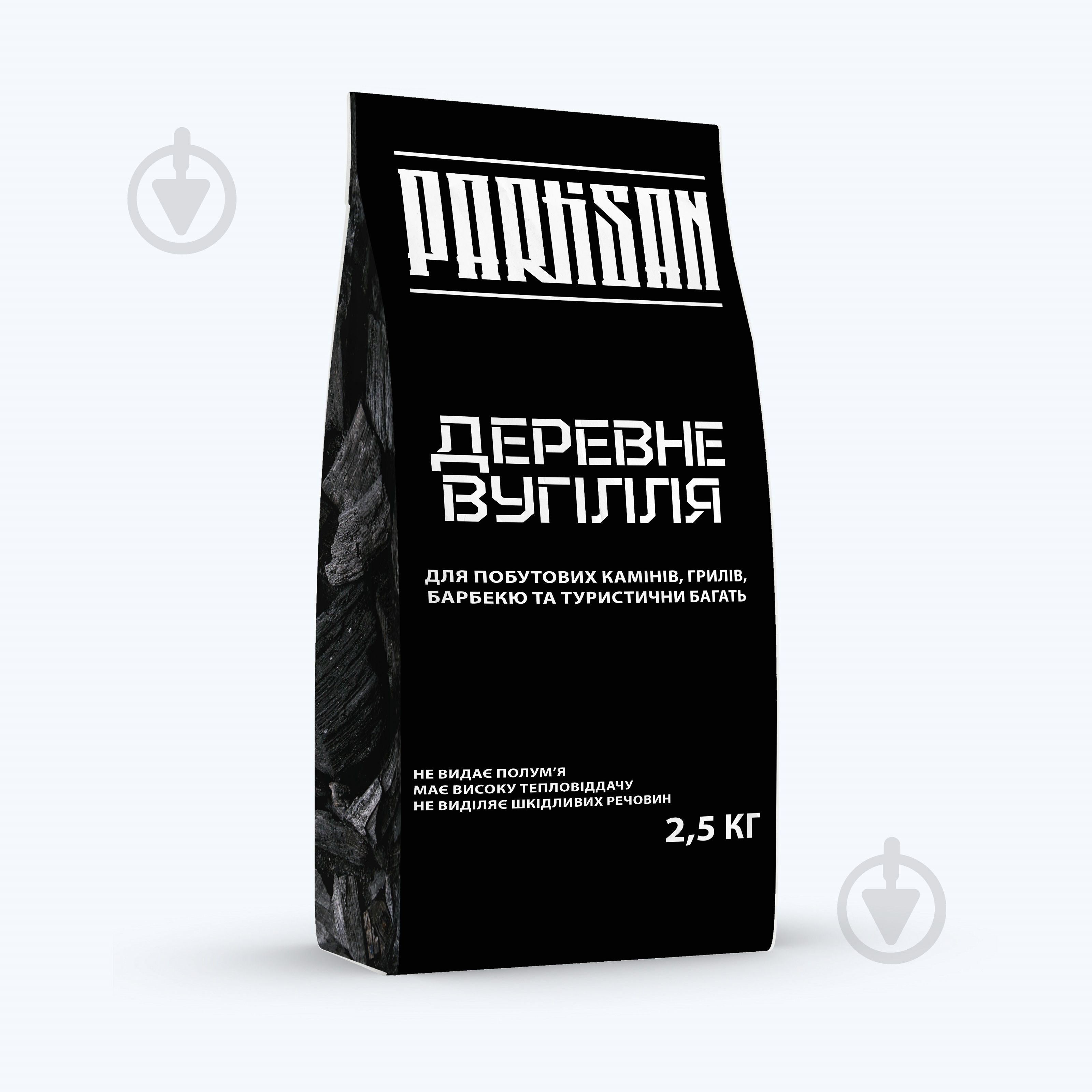 Вугілля деревне Partisan 2,5 кг - фото 1