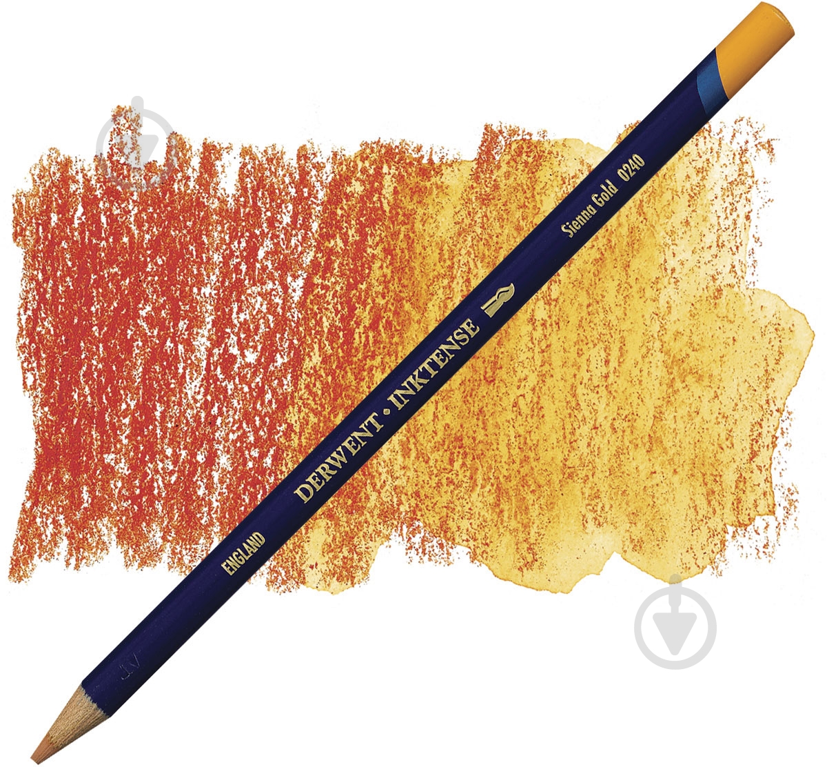 Олівець чорнильний Inktense 0240 Сієна золотиста Derwent - фото 2