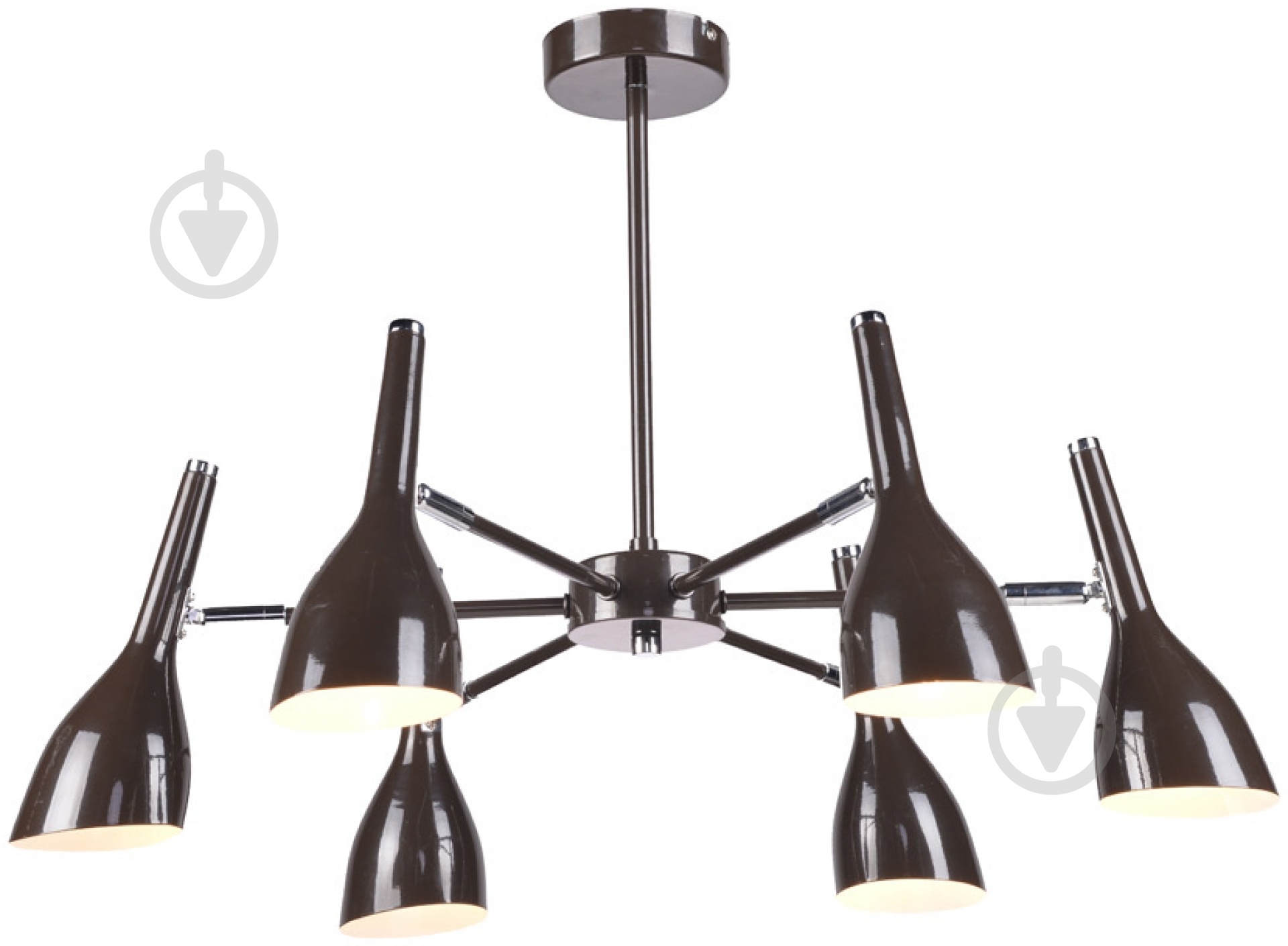 Люстра подвесная Victoria Lighting 6xG9 кофейный Pixie/PL6 coffee - фото 1