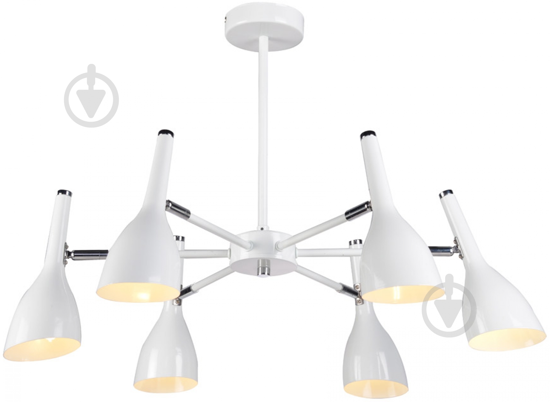 Люстра подвесная Victoria Lighting 6xG9 белый Pixie/PL6 white - фото 1