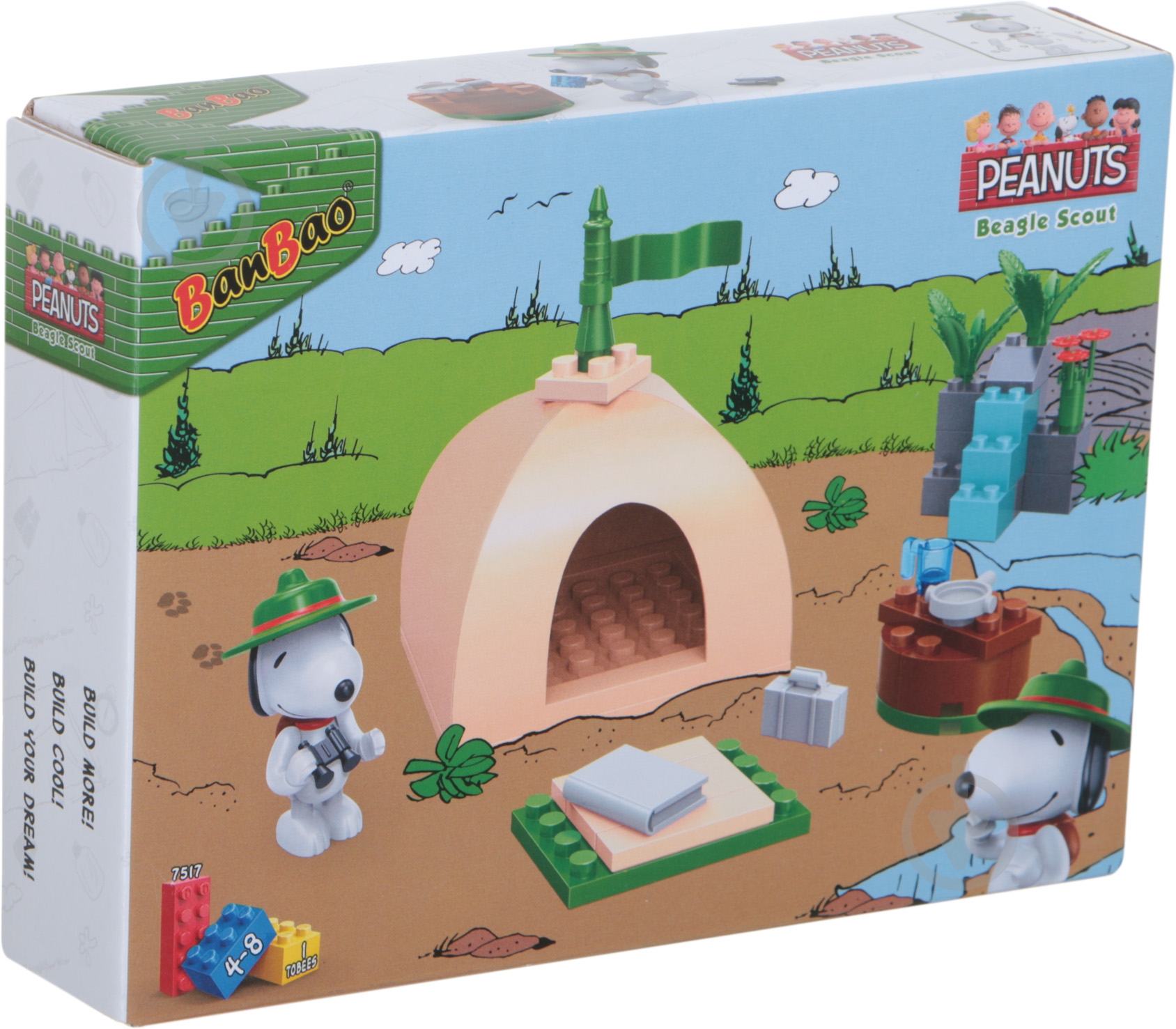 Конструктор BanBao Снупи Кемпинг - фото 1