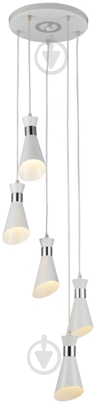 Люстра подвесная Victoria Lighting 5xE14 белый Elsa/SP5 white - фото 1