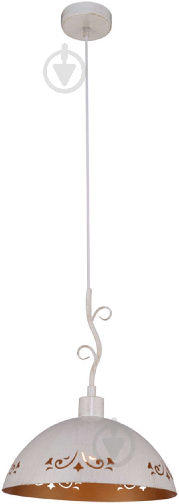 Подвес Victoria Lighting 1x60 Вт E27 белый Florence/SP10 white - фото 1 Подвес Victoria Lighting 1x60 Вт E27 белый Florence/SP10 white - фото 1