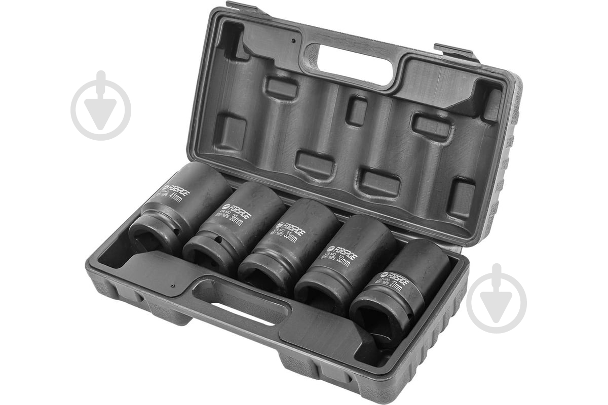Набор головок ударных глубоких 1'' Forsage 5 шт. F-8051-5MPB - фото 1 Набор головок ударных глубоких 1'' Forsage 5 шт. F-8051-5MPB - фото 1