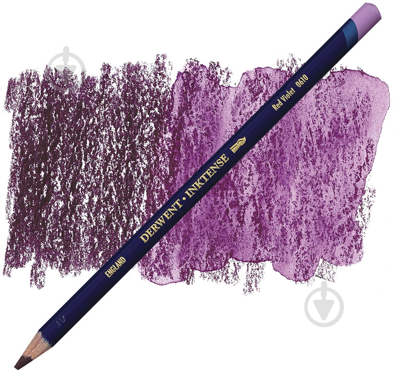 Олівець чорнильний Inktense 0610 Фіолетово-червоний Derwent - фото 2