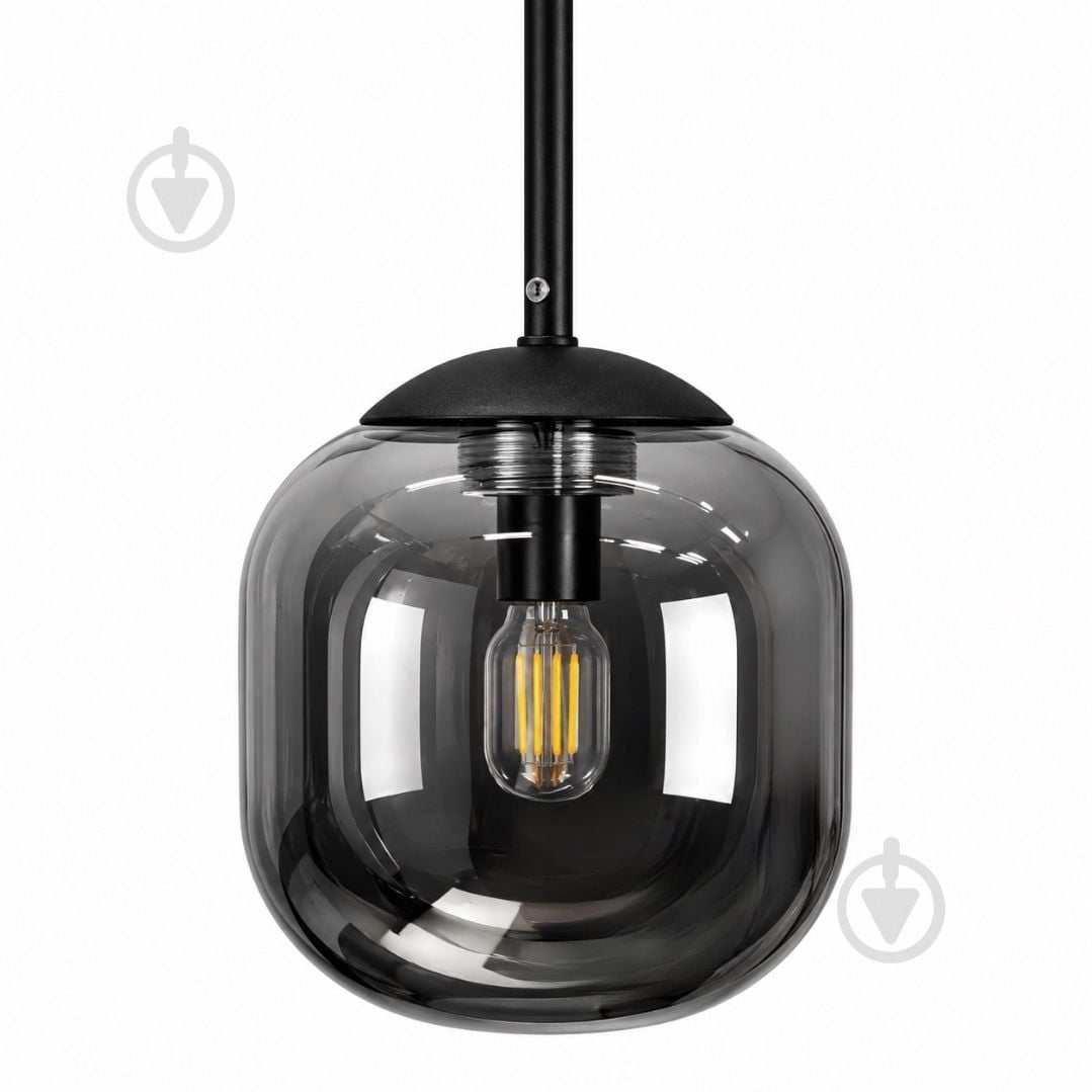 Подвес LIGHT SET SHANA R 2486 3PL 3x/E14 черный/дымчатый - фото 2