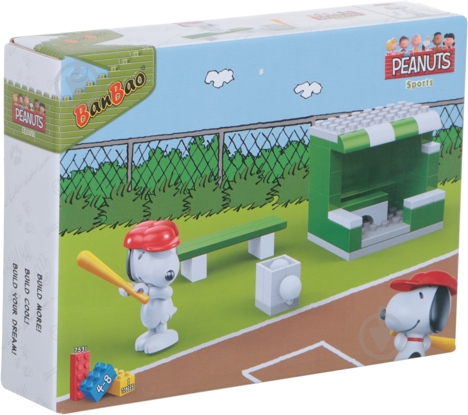 Конструктор BanBao Снупи Бейсбол 2 - фото 1