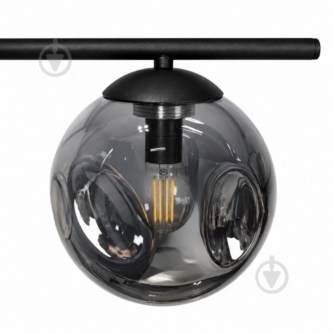 Підвіс LIGHT SET SHANA 2499 3PL-C 3xE14 чорний/димчастий - фото 2 Підвіс LIGHT SET SHANA 2499 3PL-C 3xE14 чорний/димчастий - фото 2