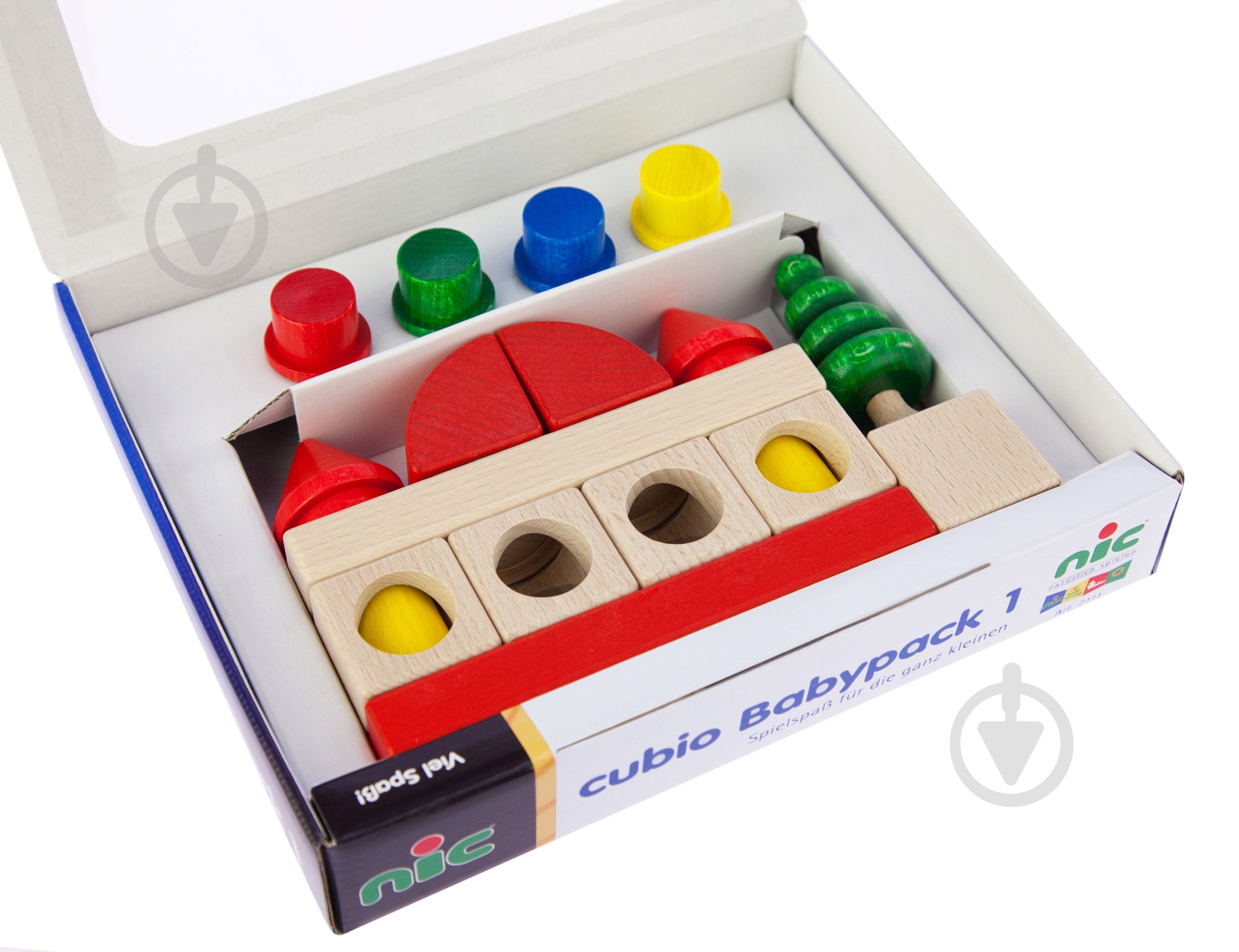 Конструктор деревянный NIC Cubio babypack NIC2111 - фото 2