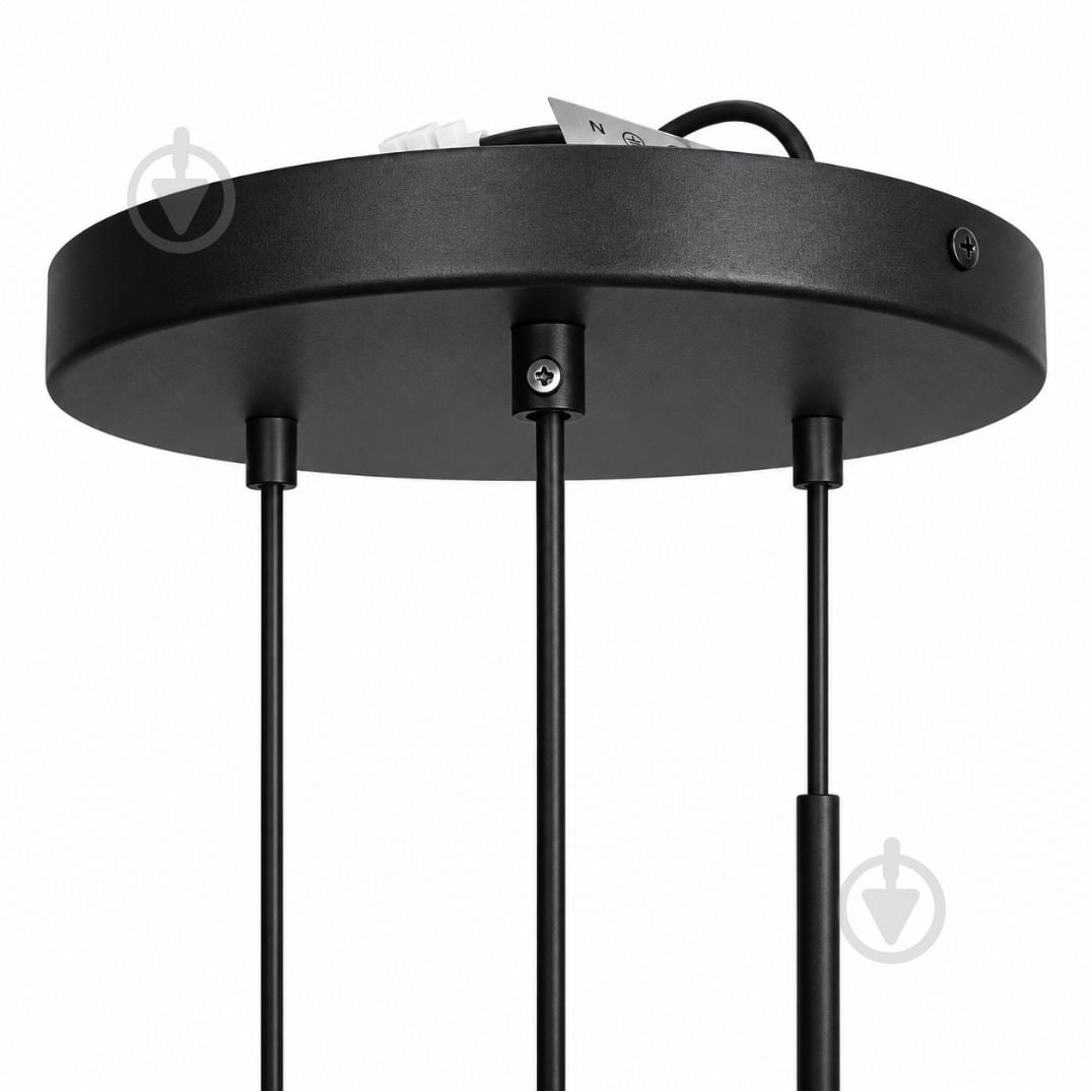 Подвес LIGHT SET SHANA R 2495 3PL 3x/E14 черный/дымчатый - фото 4 Подвес LIGHT SET SHANA R 2495 3PL 3x/E14 черный/дымчатый - фото 4