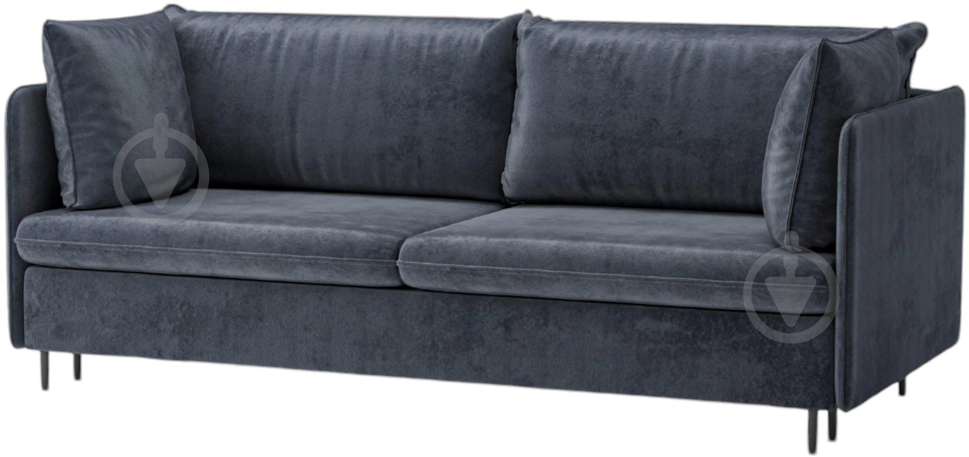 Диван прямой Мебель Прогресс БАДЕН синий 2160x1070x750 мм - фото 1 Диван прямой Мебель Прогресс БАДЕН синий 2160x1070x750 мм - фото 1