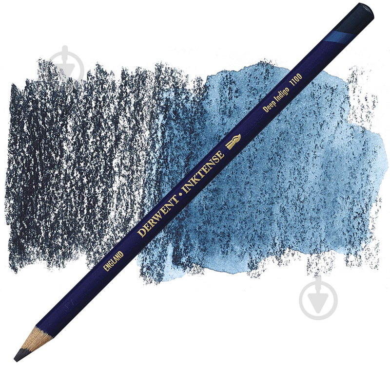 Карандаш чернильный Inktense 1100 Индиго темный Derwent - фото 2