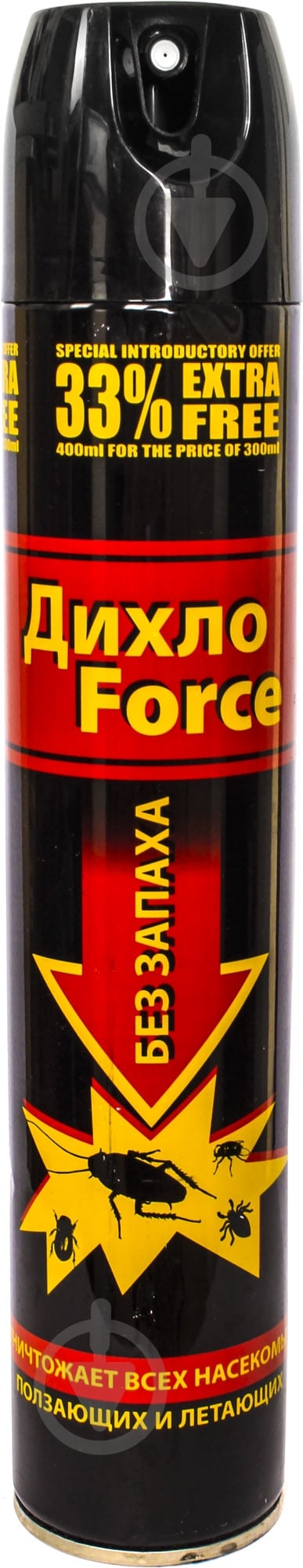 Аерозоль ДихлоForce Універсальний інсектицидний засіб 300 мл - фото 1