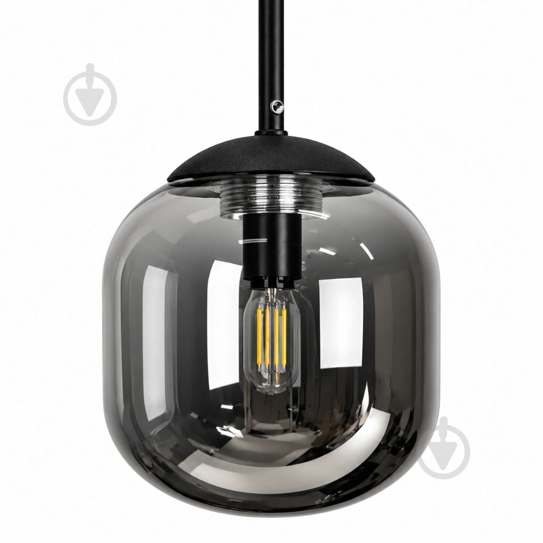 Подвес LIGHT SET SHANA 2486 1PL 1x/E14 черный/дымчатый - фото 2 Подвес LIGHT SET SHANA 2486 1PL 1x/E14 черный/дымчатый - фото 2