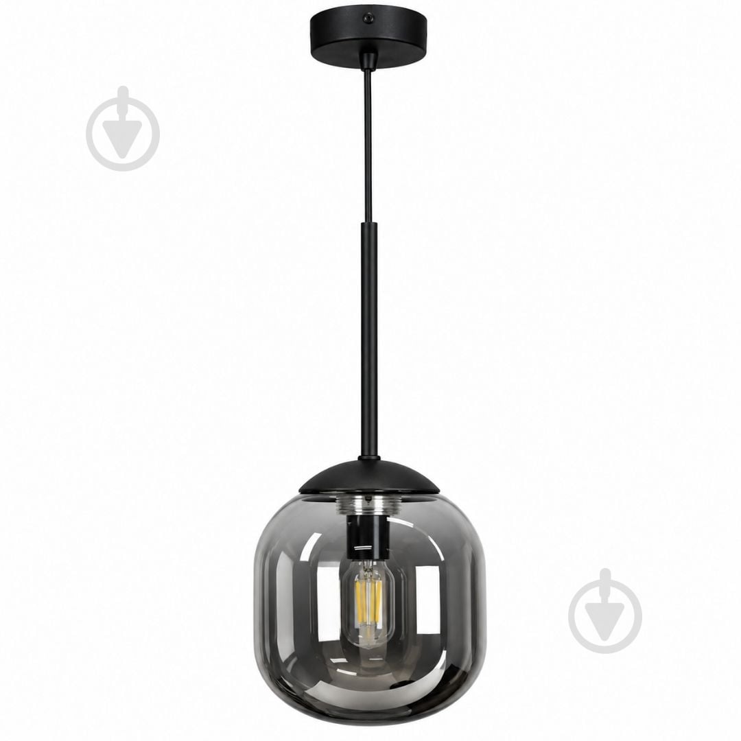 Подвес LIGHT SET SHANA 2486 1PL 1x/E14 черный/дымчатый - фото 1 Подвес LIGHT SET SHANA 2486 1PL 1x/E14 черный/дымчатый - фото 1