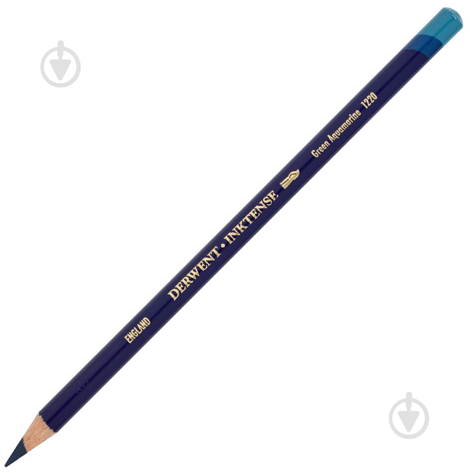 Карандаш чернильный Inktense 1220 Аквамарин зеленый Derwent - фото 1