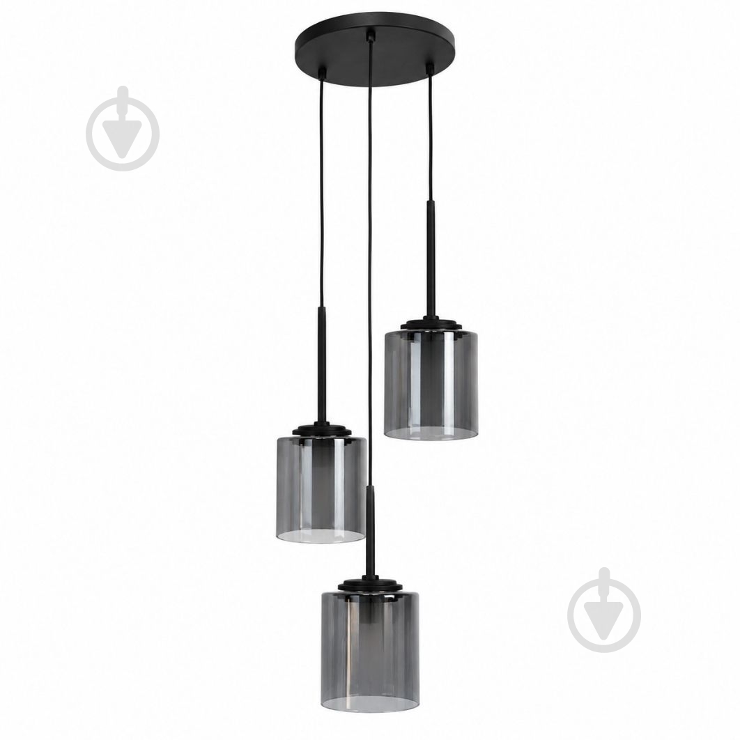 Подвес LIGHT SET SERPANOK 2502 R 3PL 3x/GX53 черный/дымчатый - фото 1 Подвес LIGHT SET SERPANOK 2502 R 3PL 3x/GX53 черный/дымчатый - фото 1
