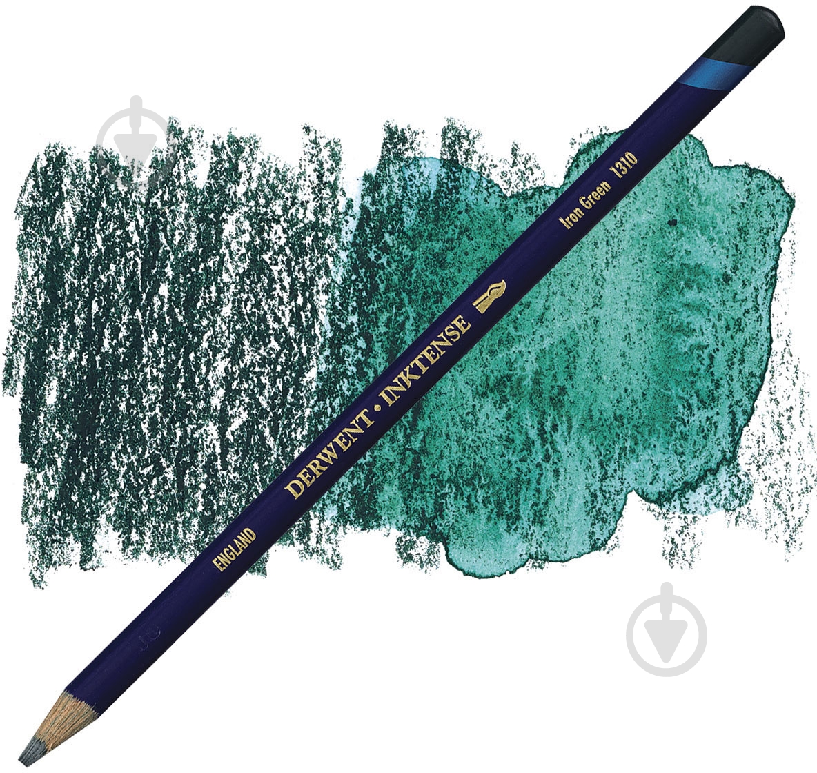 Карандаш чернильный Inktense 1310 Зеленый стальной Derwent - фото 2
