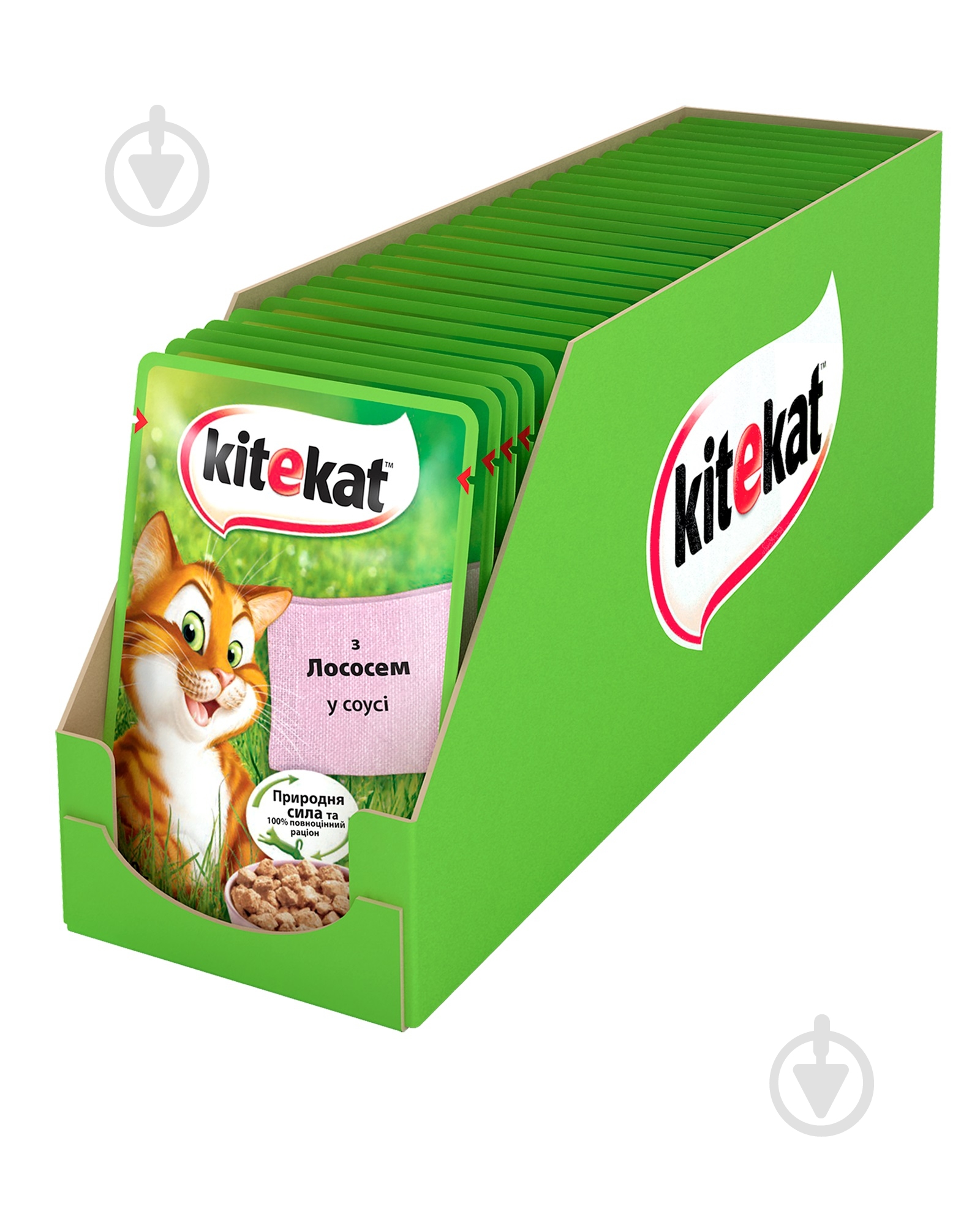 Корм Kitekat с лососем в соусе 100 г - фото 7