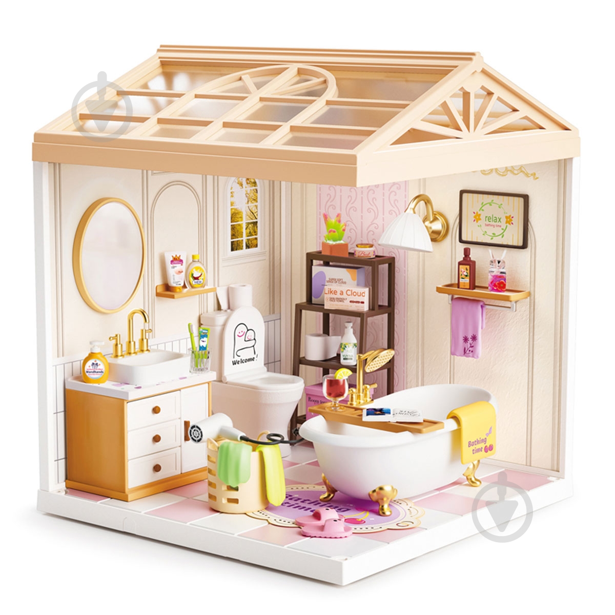 Конструктор Mini House Интерьер Вання комната 8009 - фото 1 Конструктор Mini House Интерьер Вання комната 8009 - фото 1
