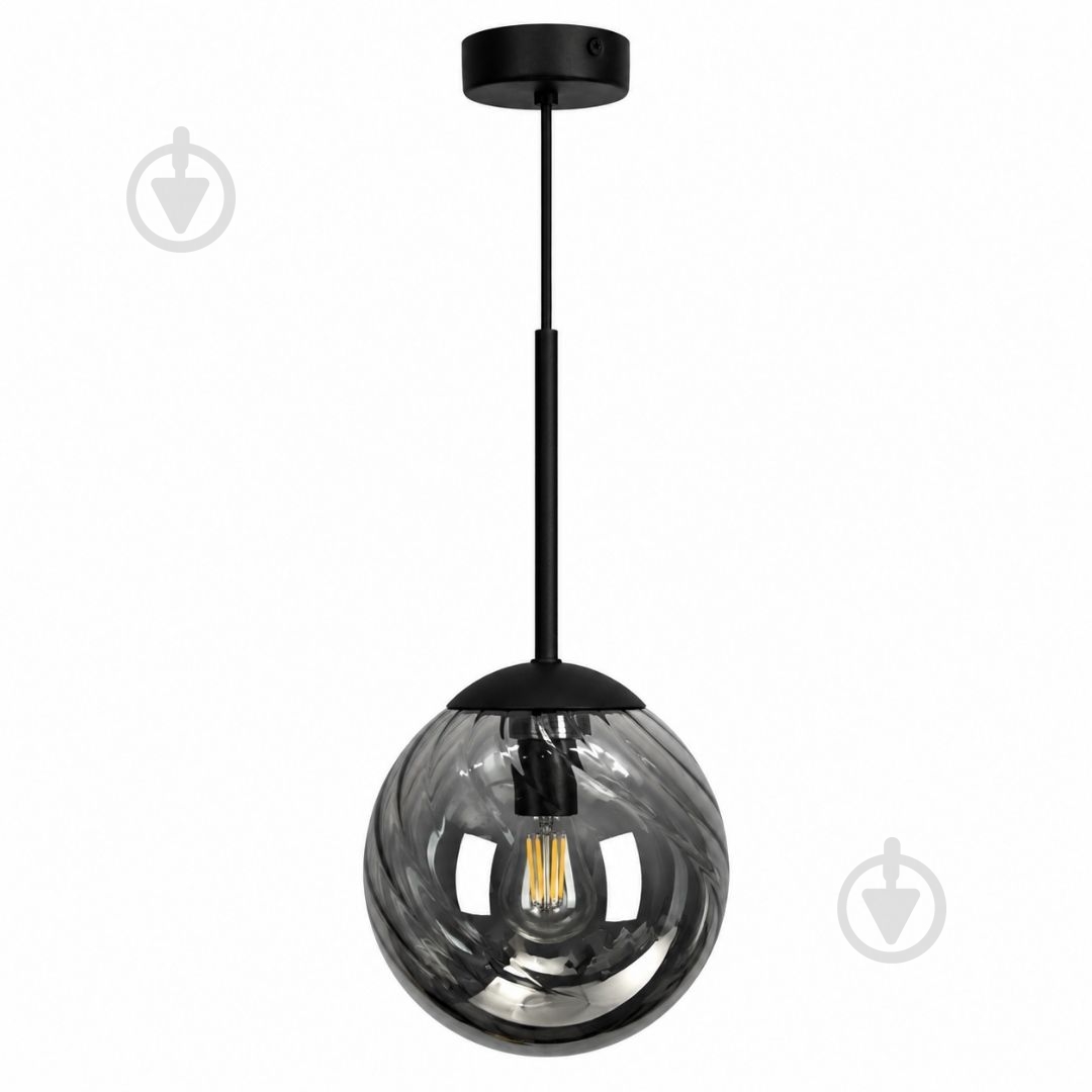 Подвес LIGHT SET SHANA 2495 1PL 1x/E14 черный/дымчатый - фото 1