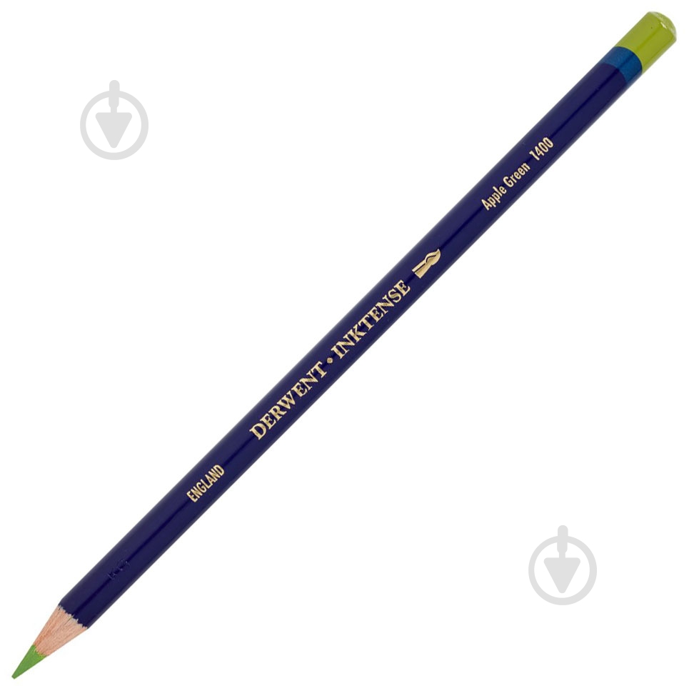 Карандаш чернильный Inktense 1400 Зеленое яблоко Derwent - фото 1