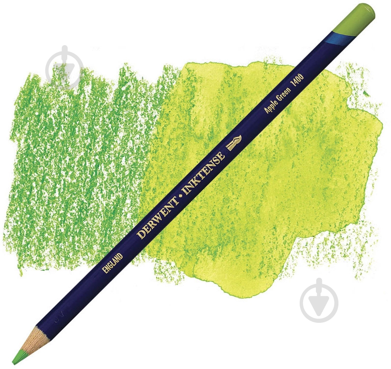 Карандаш чернильный Inktense 1400 Зеленое яблоко Derwent - фото 2