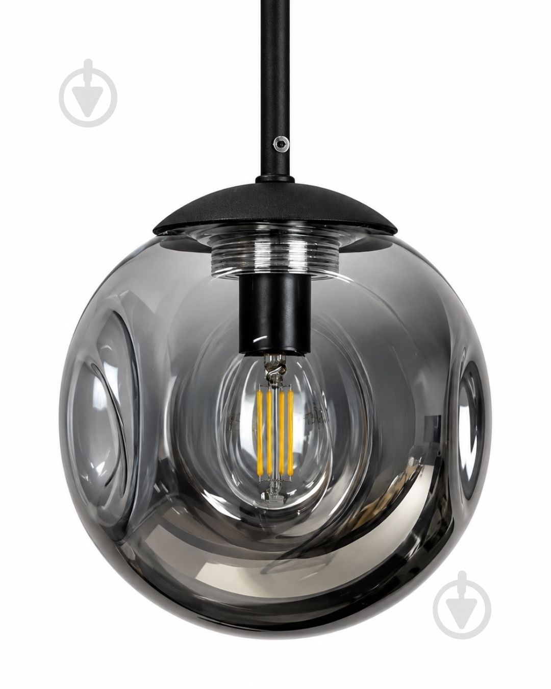 Подвес LIGHT SET SHANA 2499 1PL 1x/E14 черный/дымчатый - фото 2